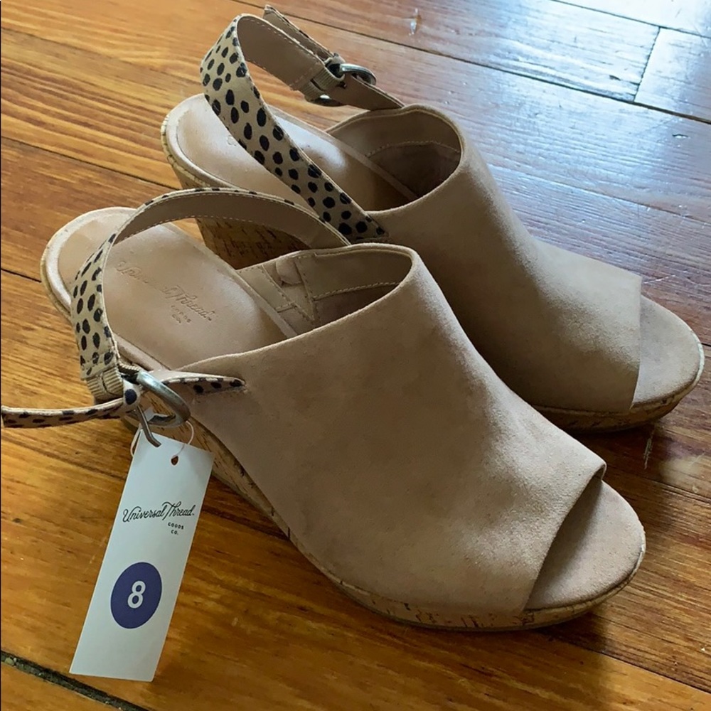 peep toe wedges